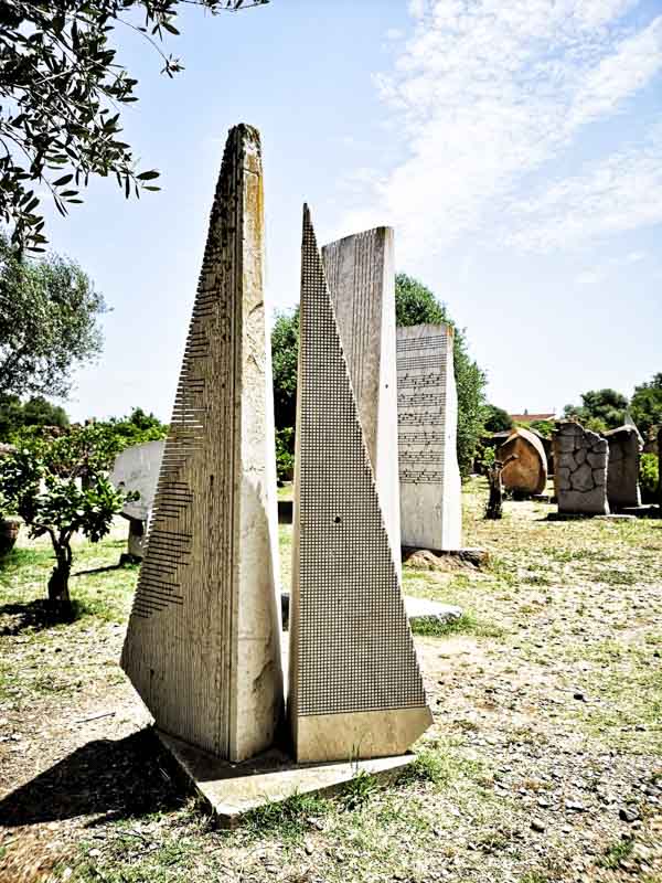 il giardino sonoro di san sperate le vele